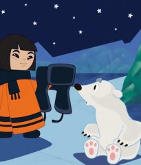 Умка встречает друга